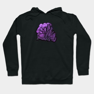 Purple Flowers Hoodie